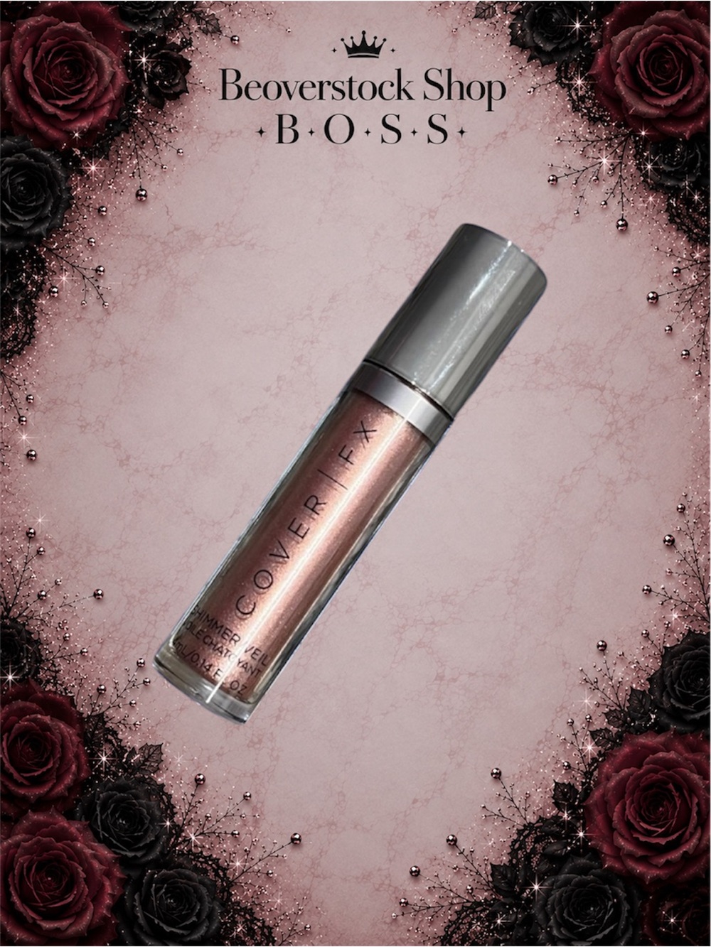 New COVER FX Shimmer Veil – Shade: 7AM (Rose Copper)